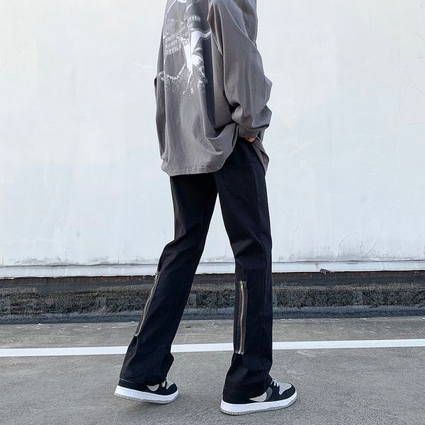 men's jeans streetwear jeans spring men women korean fashion loose straight pants male zipper decor clothing blackwhitecoffee 221008, Blue
men's jeans streetwear jeans spring men women korean fashion loose straight pants male zipper decor clothing blackwhitecoffee 221008, Blue