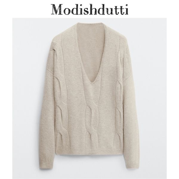 womens sweaters modishdutti autumn women oversized knitted sweater female fashion vintage long sleeve pullover ladies 221008, White;black
womens sweaters modishdutti autumn women oversized knitted sweater female fashion vintage long sleeve pullover ladies 221008, White;black