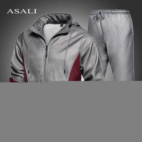 men's tracksuits sets tracksuit men autumn winter hooded male sweatshirts jacket pants hoodie set mens fitness pieces g221010, Gray
men's tracksuits sets tracksuit men autumn winter hooded male sweatshirts jacket pants hoodie set mens fitness pieces g221010, Gray