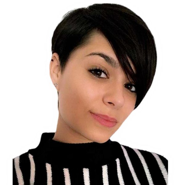 celebrity pixie cut wigs human peruvian none lace glueless very short wig natural color micah gianneli hair for black women wigs, Black;brown
celebrity pixie cut wigs human peruvian none lace glueless very short wig natural color micah gianneli hair for black women wigs, Black;brown