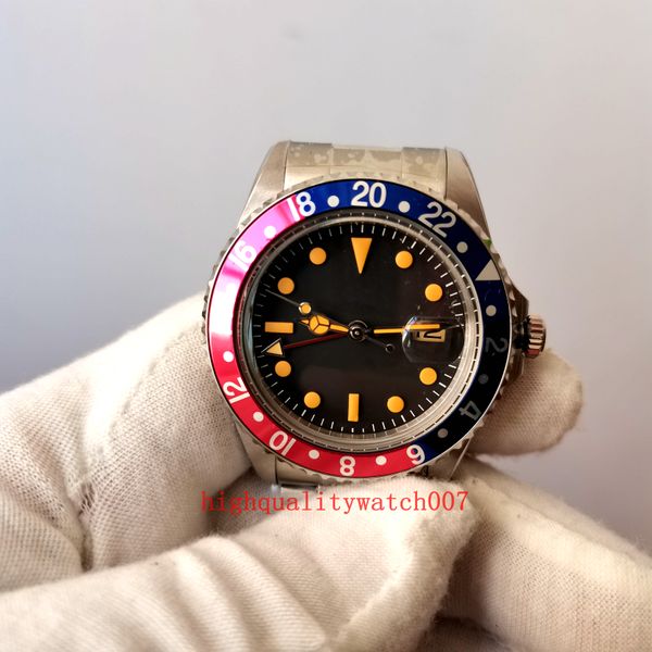 original box file high-quality bp watch new version men's vintage 40mm black dial sapphire glass 1675 eta 2813 movement automatic movem, Slivery;brown
original box file high-quality bp watch new version men's vintage 40mm black dial sapphire glass 1675 eta 2813 movement automatic movem, Slivery;brown