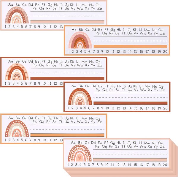 rainbow students name plates for classroom students desks teaching supplies school decoration
rainbow students name plates for classroom students desks teaching supplies school decoration