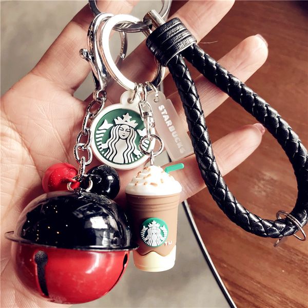 2022 keychains korean creative cute cartoon lovers simulation 1 gram coffee cup star dad woven rope bell car key chain bag pendant resin sil, Silver
2022 keychains korean creative cute cartoon lovers simulation 1 gram coffee cup star dad woven rope bell car key chain bag pendant resin sil, Silver