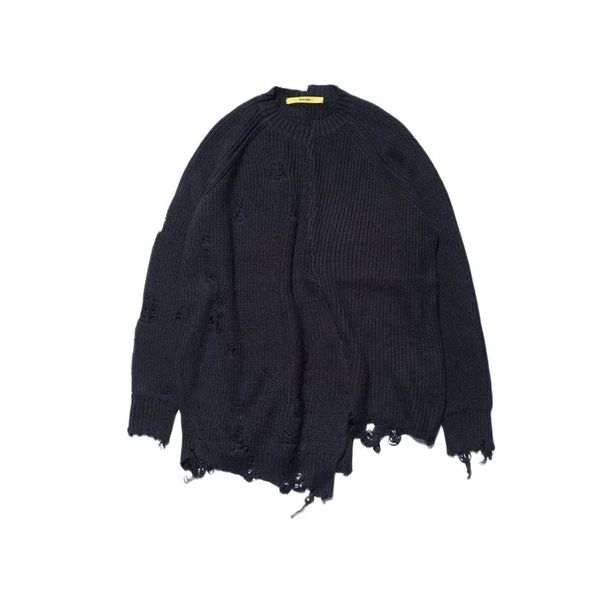 men's sweaters men ripped destroyed hole asymmetrical design patchwork knitted sweater women couple harajuku pullover hip hop punk knit, White;black
men's sweaters men ripped destroyed hole asymmetrical design patchwork knitted sweater women couple harajuku pullover hip hop punk knit, White;black