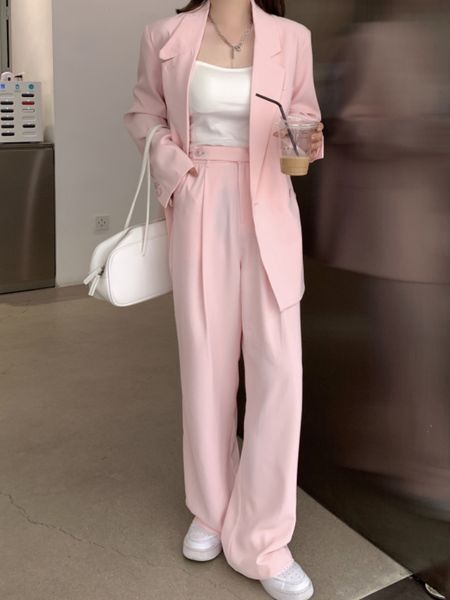 women's suits blazers women's spring casual loose blazer pantsuit long sleeve jacketpants 2 piece set female fashion korean busine, White;black
women's suits blazers women's spring casual loose blazer pantsuit long sleeve jacketpants 2 piece set female fashion korean busine, White;black