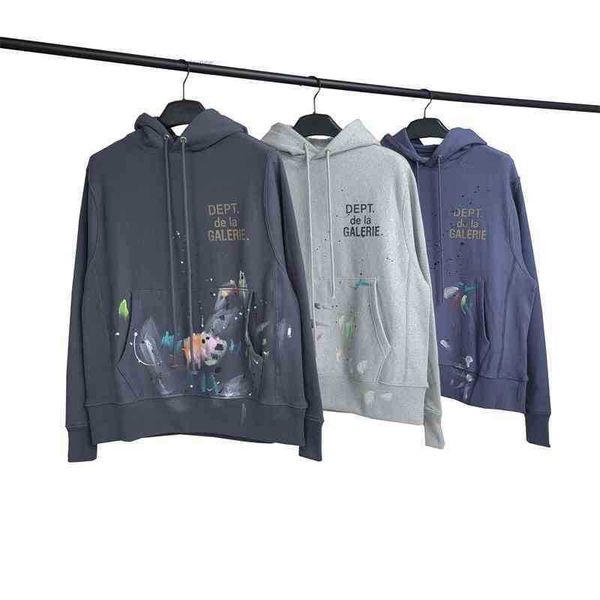 designer hoodie gallerydepts gram ins printed mens high weight hand-painted splash ink graffiti sweater drawstring hooded head high street, Black
designer hoodie gallerydepts gram ins printed mens high weight hand-painted splash ink graffiti sweater drawstring hooded head high street, Black