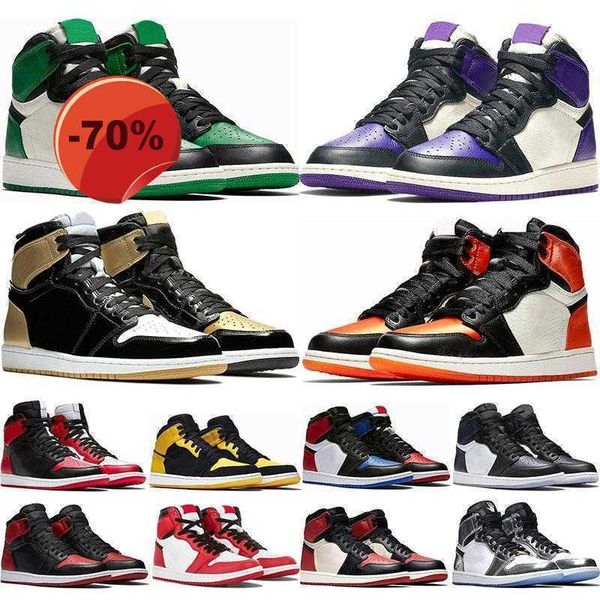 2019 mens 1s pine green court purple chicago og 1 game royal blue basketball shoes backboard sports sneaker trainers size 5.5-13
2019 mens 1s pine green court purple chicago og 1 game royal blue basketball shoes backboard sports sneaker trainers size 5.5-13