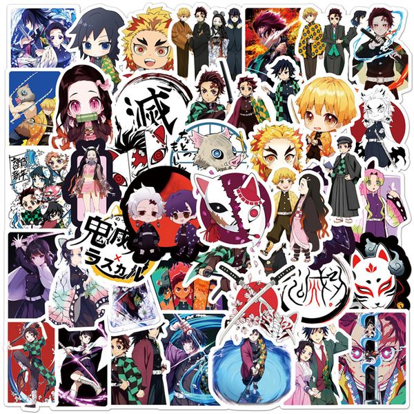 50pcs demon slayer anime cartoon lapstickers water bottle laptravel case car skateboard
50pcs demon slayer anime cartoon lapstickers water bottle laptravel case car skateboard