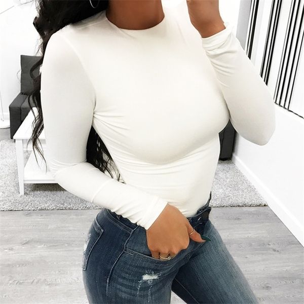womens jumpsuits rompers women bodysuits long sleeve black bodysuit o neck spring winter white body streetwear clothes suit clothing catsuit, Black;white
womens jumpsuits rompers women bodysuits long sleeve black bodysuit o neck spring winter white body streetwear clothes suit clothing catsuit, Black;white
