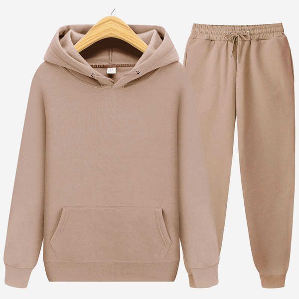 men's tracksuits new men women tracksuit hoodie casual solid color thick piece set pullover and long pant autumn fleece jogger sports s, Gray
men's tracksuits new men women tracksuit hoodie casual solid color thick piece set pullover and long pant autumn fleece jogger sports s, Gray