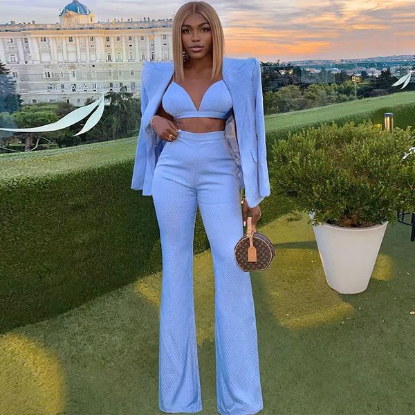 women's suits blazers 3 pcs set blingbling blazer sky blue designer pantsuits women set single button diamonds beaded camis pants blaze, White;black
women's suits blazers 3 pcs set blingbling blazer sky blue designer pantsuits women set single button diamonds beaded camis pants blaze, White;black