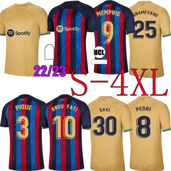price 22 23 s-4xl home pedri soccer jersey adama gavi camiseta de futbol r. araujo 2022 2023 barcelona fc ansu fati memphis dest footb, Black;yellow
price 22 23 s-4xl home pedri soccer jersey adama gavi camiseta de futbol r. araujo 2022 2023 barcelona fc ansu fati memphis dest footb, Black;yellow