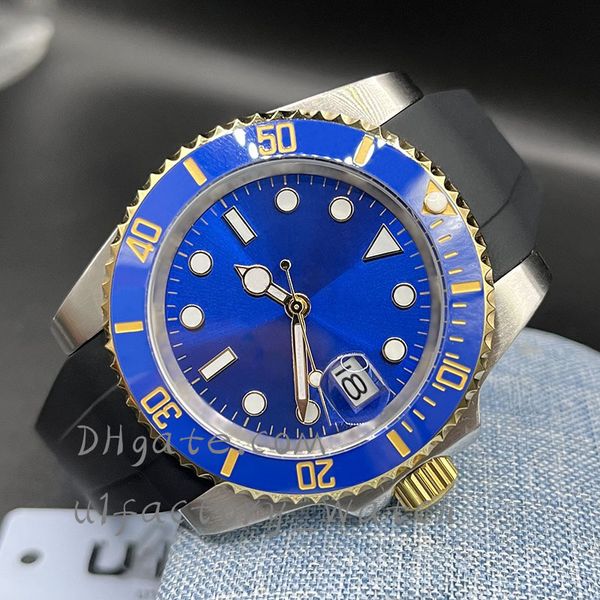 men's mechanical wristwatch designer 40mm rubber strap 904l ceramic watches folding buckle waterproof sapphire watch montre de luxe, Slivery;brown
men's mechanical wristwatch designer 40mm rubber strap 904l ceramic watches folding buckle waterproof sapphire watch montre de luxe, Slivery;brown