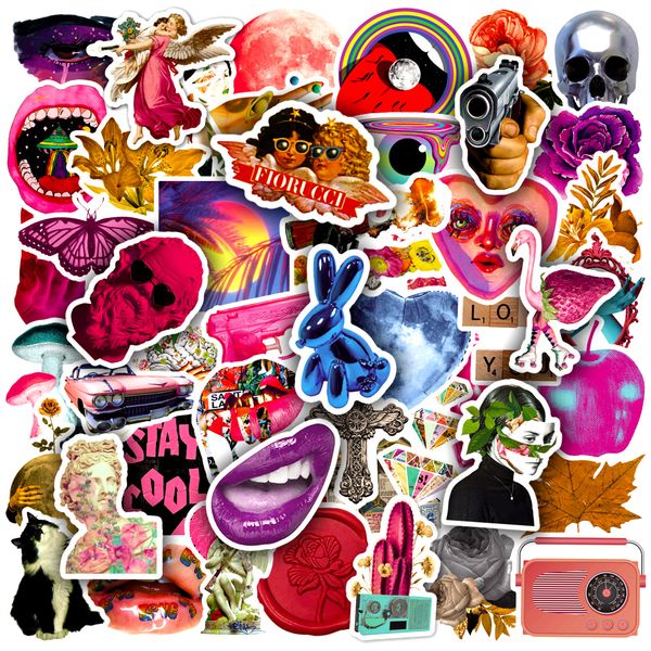 50pcs vintage pink y2k charm stickers 2000s aesthetic for lapguitar car phone graffiti sticker
50pcs vintage pink y2k charm stickers 2000s aesthetic for lapguitar car phone graffiti sticker
