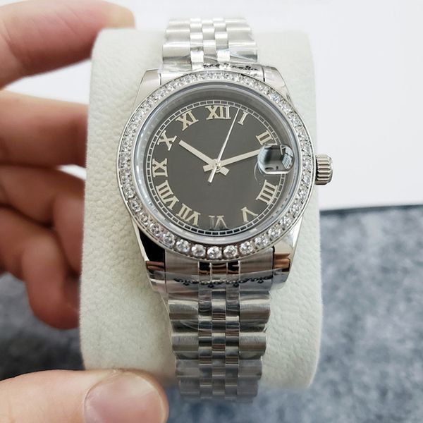 women watch automatic mechanical watches lady business wristwatches 31mm 36mm montre de luxe stainless steel case waterproof wristwatch, Slivery;black
women watch automatic mechanical watches lady business wristwatches 31mm 36mm montre de luxe stainless steel case waterproof wristwatch, Slivery;black