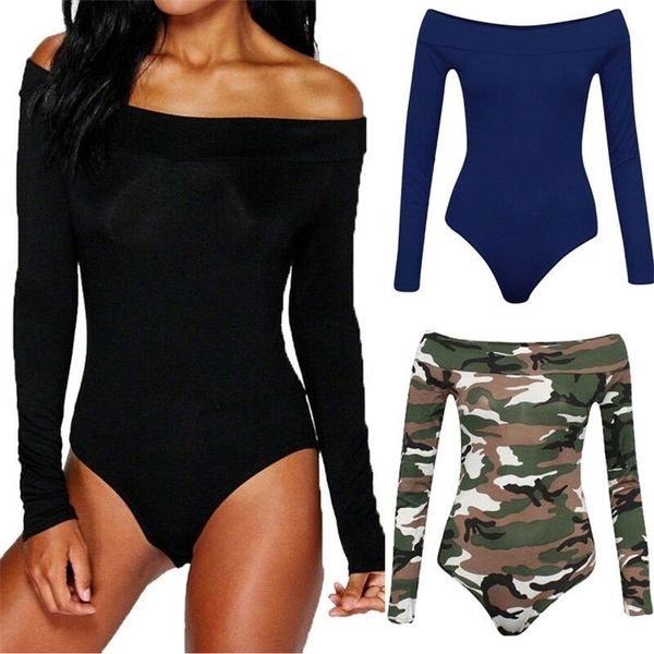 womens jumpsuits rompers off shoulder bodysuits women long sleeve bodycon camouflagesolid club casual jumpsuits leotard rompers clubwear str, Black;white
womens jumpsuits rompers off shoulder bodysuits women long sleeve bodycon camouflagesolid club casual jumpsuits leotard rompers clubwear str, Black;white