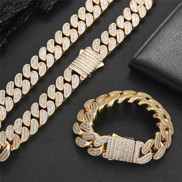 16mm 16-24inch bling cz iced out miami cuban link chain mens white yellow gold chains thick necklace bracelet fashion hip hop jewelry, Silver
16mm 16-24inch bling cz iced out miami cuban link chain mens white yellow gold chains thick necklace bracelet fashion hip hop jewelry, Silver