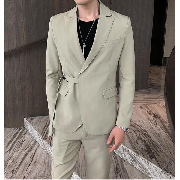 men's suits blazers jacketpants brand clothing men's business suitsmale slim fit two suitsman groom's wedding dress tuxedo 22, White;black
men's suits blazers jacketpants brand clothing men's business suitsmale slim fit two suitsman groom's wedding dress tuxedo 22, White;black