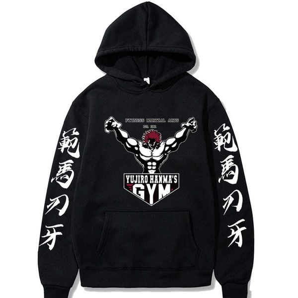 men's hoodies sweatshirts anime baki hanma yujiro print pullover harajuku sportswear japanese manga hip hop hoodie g221008, Black
men's hoodies sweatshirts anime baki hanma yujiro print pullover harajuku sportswear japanese manga hip hop hoodie g221008, Black
