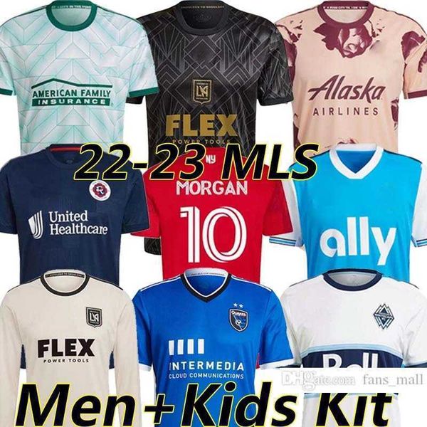 men kids kit 2022 2023 mls soccer jerseys lafc carlos vela atlanta united charlotte portland timbers newyork earthquakes football shirts, Black;yellow
men kids kit 2022 2023 mls soccer jerseys lafc carlos vela atlanta united charlotte portland timbers newyork earthquakes football shirts, Black;yellow
