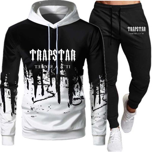 men's tracksuits trapstar sportswear twopiece thermal loose hoodie and pants jogging set g221010, Gray
men's tracksuits trapstar sportswear twopiece thermal loose hoodie and pants jogging set g221010, Gray