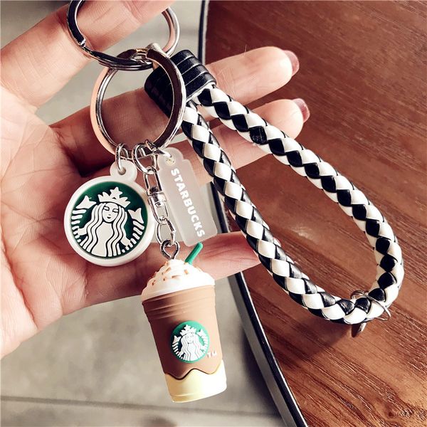 2022 keychains korean creative cute cartoon lovers simulation 1 gram coffee cup star dad woven rope bell car key chain pendant resin rubber, Silver
2022 keychains korean creative cute cartoon lovers simulation 1 gram coffee cup star dad woven rope bell car key chain pendant resin rubber, Silver