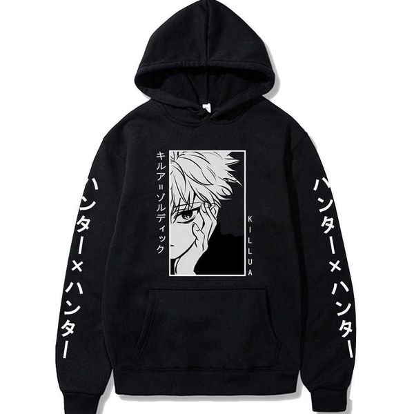 men's hoodies sweatshirts 2022 anime hunter x killua print hoodie loog sleeve streewear pullover clothes g221008, Black
men's hoodies sweatshirts 2022 anime hunter x killua print hoodie loog sleeve streewear pullover clothes g221008, Black