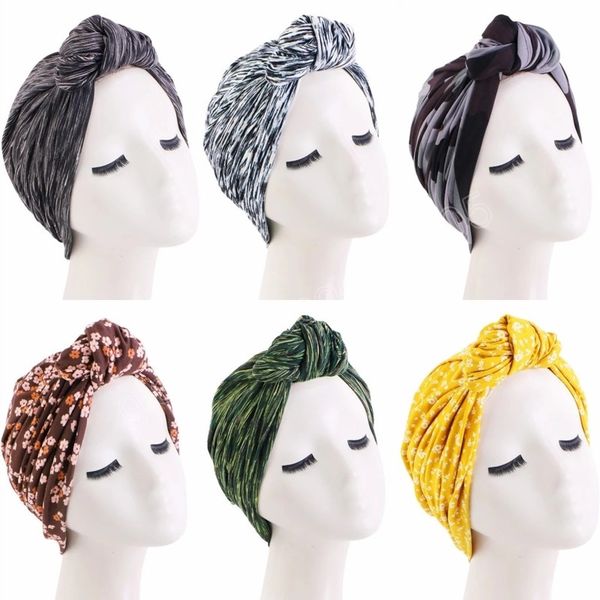 womens simple soft printed bandanas beanie hats fashion muslim elastic wrap turban knot cap femme pleated bonnet headwear, Blue;gray
womens simple soft printed bandanas beanie hats fashion muslim elastic wrap turban knot cap femme pleated bonnet headwear, Blue;gray