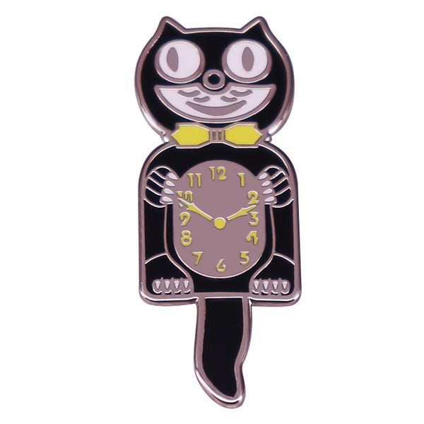 the kit-kat clock turns 86 cat clock enamel brooch pin brooches lapel pins badge denim jacket jewelry accessories fashion gifts, Blue
the kit-kat clock turns 86 cat clock enamel brooch pin brooches lapel pins badge denim jacket jewelry accessories fashion gifts, Blue