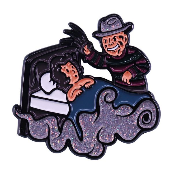 terror killer cartoon brooch metal enamel lapel badge collect denim jacket backpack pin decoration given friends and fans gifts, Blue
terror killer cartoon brooch metal enamel lapel badge collect denim jacket backpack pin decoration given friends and fans gifts, Blue