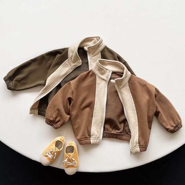 jackets baby long sleeve casual jacket cotton children coat boys girls vintage cardigan fashion kids clothes toddler outerwear 221010, Blue;gray
jackets baby long sleeve casual jacket cotton children coat boys girls vintage cardigan fashion kids clothes toddler outerwear 221010, Blue;gray