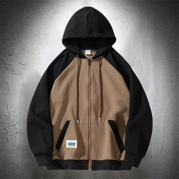 men's hoodies sweatshirts patchwork jacket men autumn winter zip up hoodie coats hip hop streetwear vintage style 221008, Black
men's hoodies sweatshirts patchwork jacket men autumn winter zip up hoodie coats hip hop streetwear vintage style 221008, Black