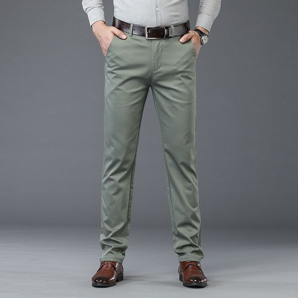 men's pants summer autumn men's cotton khaki casual pants business solid color stretch trousers brand male green plus size 40 2210, Black
men's pants summer autumn men's cotton khaki casual pants business solid color stretch trousers brand male green plus size 40 2210, Black