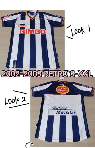 02 03 monterrey retro soccer jersey 2002 2003 home blue white man football shirt classic vintage camiseta de futbol mont s, Black
02 03 monterrey retro soccer jersey 2002 2003 home blue white man football shirt classic vintage camiseta de futbol mont s, Black