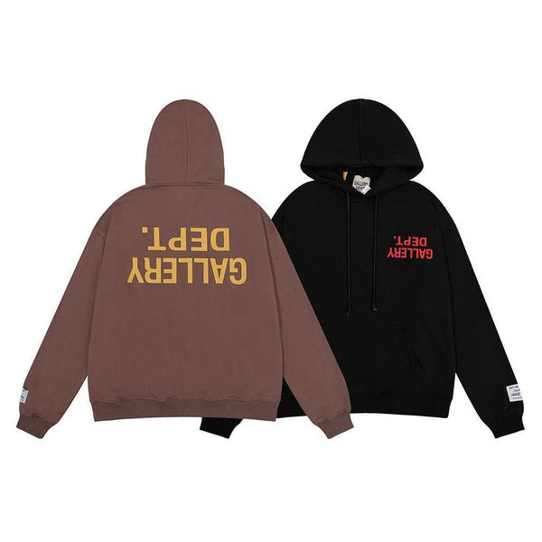 fashion mens galleryes designer hoodies early autumn inverted printing high gram heavy terry hoodie men women, Black
fashion mens galleryes designer hoodies early autumn inverted printing high gram heavy terry hoodie men women, Black