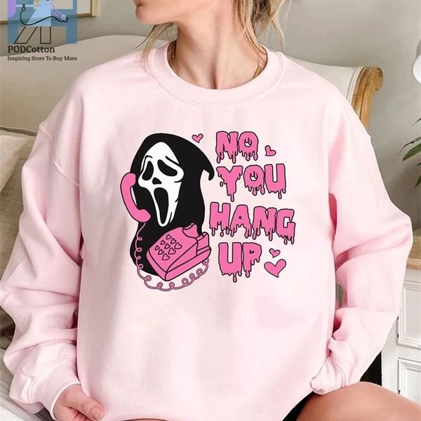 womens hoodies sweatshirts colored art ghostface no you hang up halloween sweatshirt pure cotton women aesthetic jumper outfits pullovers sw, Black
womens hoodies sweatshirts colored art ghostface no you hang up halloween sweatshirt pure cotton women aesthetic jumper outfits pullovers sw, Black