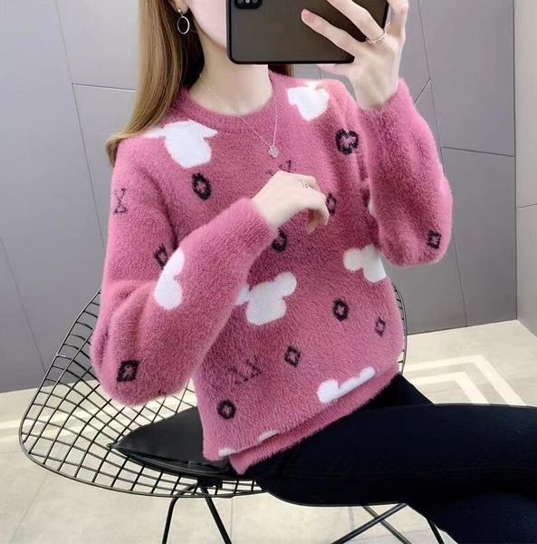 women's sweaters all-match long-sleeved o-neck knitted print pullover supre loose casual, White;black
women's sweaters all-match long-sleeved o-neck knitted print pullover supre loose casual, White;black