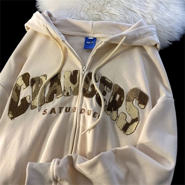 womens hoodies sweatshirts american retro letter flocking embroidered zipper hoodies women autumn trend allmatch sweatshirt couple casual lo, Black
womens hoodies sweatshirts american retro letter flocking embroidered zipper hoodies women autumn trend allmatch sweatshirt couple casual lo, Black