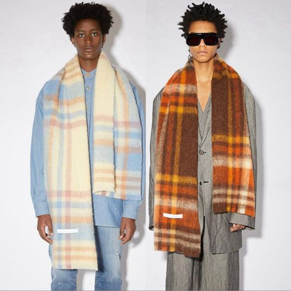 scarf women's winter ac double-sided rainbow plaid shawl long seahorse hair color contrast scarf men's same tassel, Blue;gray
scarf women's winter ac double-sided rainbow plaid shawl long seahorse hair color contrast scarf men's same tassel, Blue;gray
