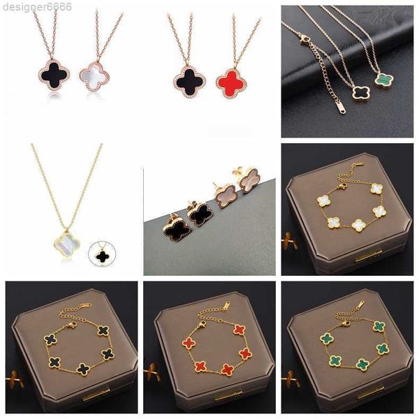 luxury colorful four leaf clover pendant necklace stainless steel charm bracelet earring, Silver
luxury colorful four leaf clover pendant necklace stainless steel charm bracelet earring, Silver