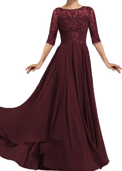 mother of the bride dresses floral lace formal evening a line chiffon wedding guest dresses for women 3/4 sleeve, White;pink
mother of the bride dresses floral lace formal evening a line chiffon wedding guest dresses for women 3/4 sleeve, White;pink