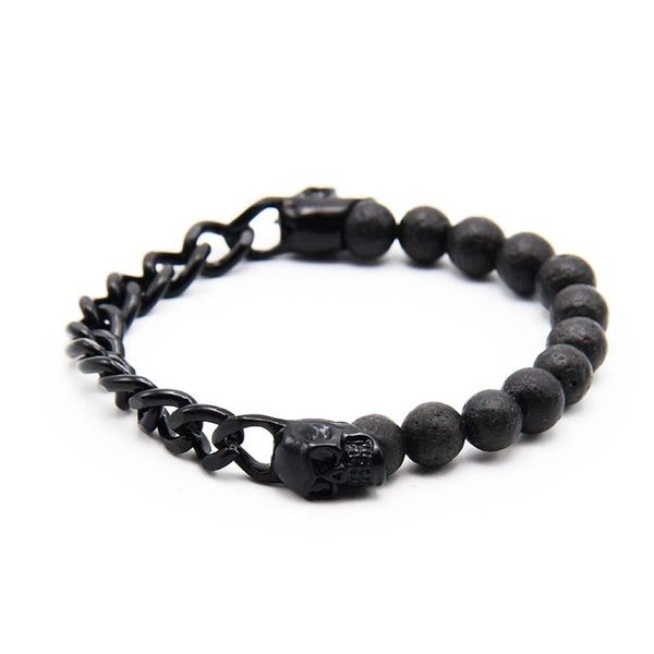 18k gold curb chain link bracelet in stainless steel black lava stone and skull bead elastic bracelet wholesale beading bracelets
18k gold curb chain link bracelet in stainless steel black lava stone and skull bead elastic bracelet wholesale beading bracelets