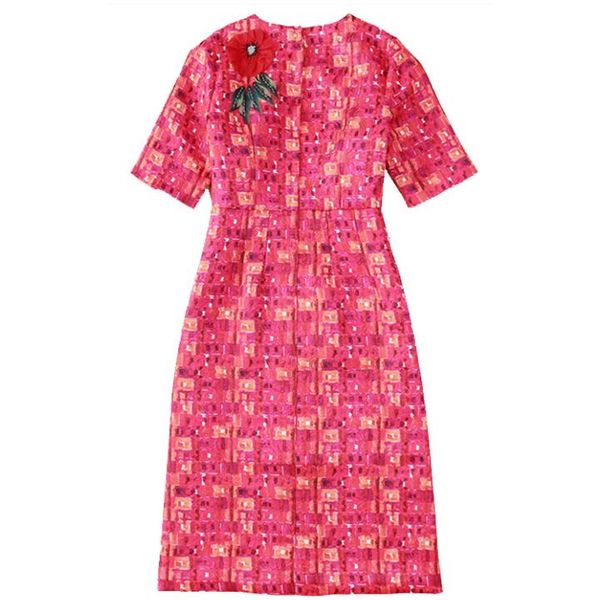 190 2022 spring autumn runway dresses dress short sleeve empire fashion womens crew neck sh, Black
190 2022 spring autumn runway dresses dress short sleeve empire fashion womens crew neck sh, Black