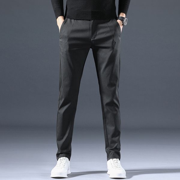 men's pants 4 colors autumn men business small straight casual pants modal cotton elasticity solid color trousers male brand green blac, Black
men's pants 4 colors autumn men business small straight casual pants modal cotton elasticity solid color trousers male brand green blac, Black