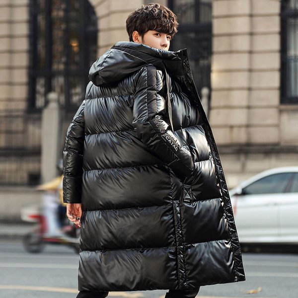 men's down parkas fashion men down jacket long mens parka thick warm winter coat outwear glossy jackets hooded overcoat jackets for men, Black
men's down parkas fashion men down jacket long mens parka thick warm winter coat outwear glossy jackets hooded overcoat jackets for men, Black