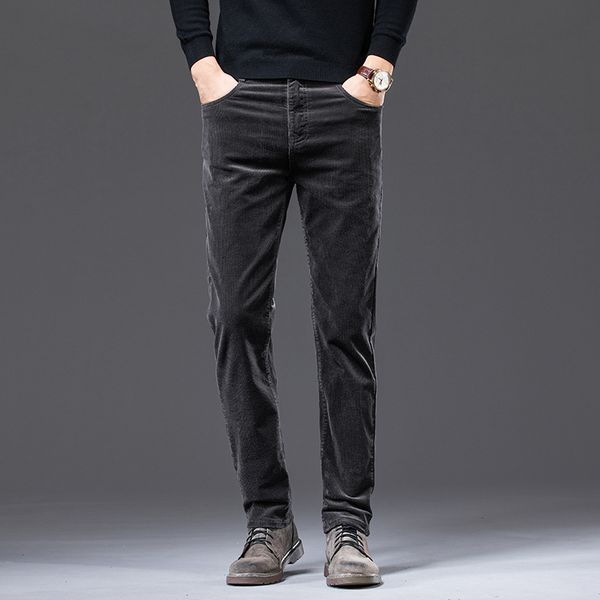 men's pants winter brand fleece thick warm highquality corduroy pants business casual men's fit straight high waist trousers 22101, Black
men's pants winter brand fleece thick warm highquality corduroy pants business casual men's fit straight high waist trousers 22101, Black