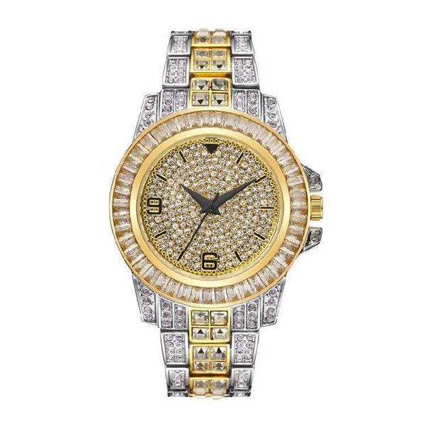 wristwatches 2022 iced out watch bling watch quartz gold hip hop wrist watch with micro pave cz stainls steel wristband clock hours, Slivery;brown
wristwatches 2022 iced out watch bling watch quartz gold hip hop wrist watch with micro pave cz stainls steel wristband clock hours, Slivery;brown