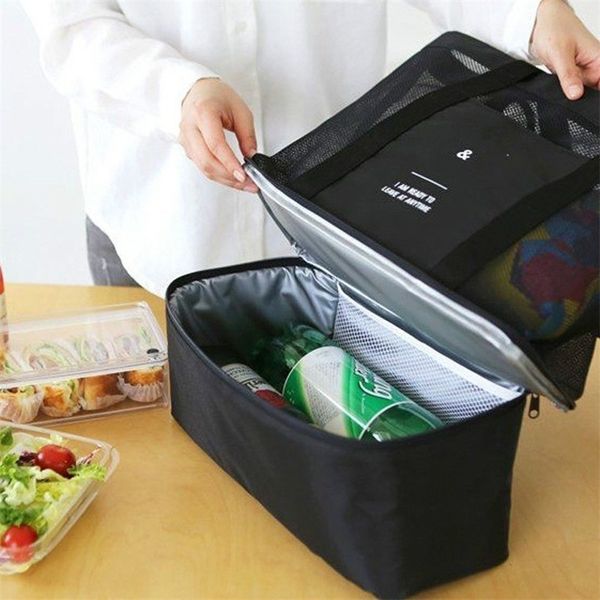 shopping bags high capacity women mesh transparent double-layer heat preservation large picnic beach tote office lunch snacks 221010
shopping bags high capacity women mesh transparent double-layer heat preservation large picnic beach tote office lunch snacks 221010