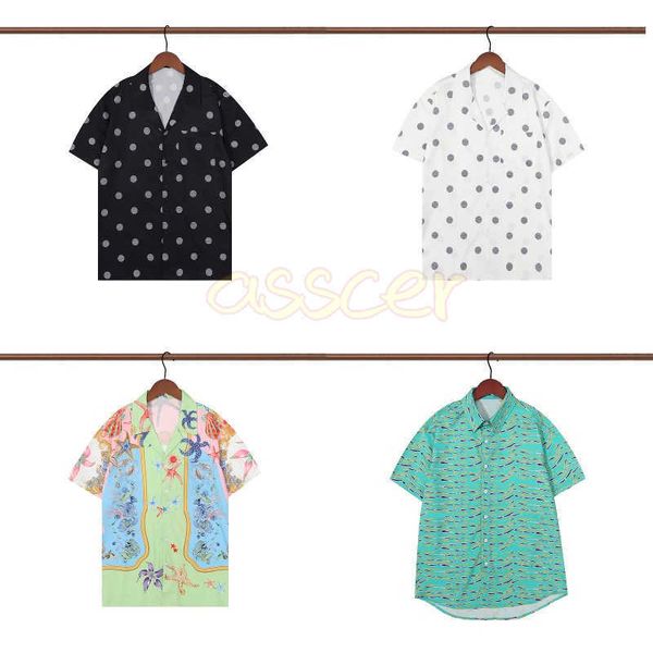 summer mens casual shirts fashions beachwear hawaiian blouse men polka dot short sleeve asian size -2xl, White;black
summer mens casual shirts fashions beachwear hawaiian blouse men polka dot short sleeve asian size -2xl, White;black