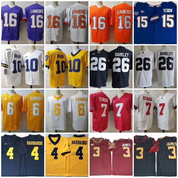 ncaa 15 tim tebow football jersey 16 trevor lawrence 10 tom brady 26 barkley 7 stroud 6 alvin kamara mahomes ii harbaugh 3 derwin jame white, Black
ncaa 15 tim tebow football jersey 16 trevor lawrence 10 tom brady 26 barkley 7 stroud 6 alvin kamara mahomes ii harbaugh 3 derwin jame white, Black